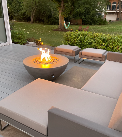 Placing a Gas Firepit Under a Covered Patio - Things to Consider
