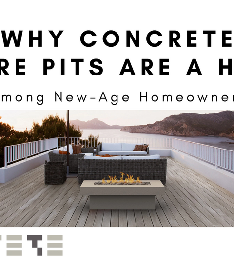 Why Concrete Fire Pits are a Hit Among New-Age Homeowners