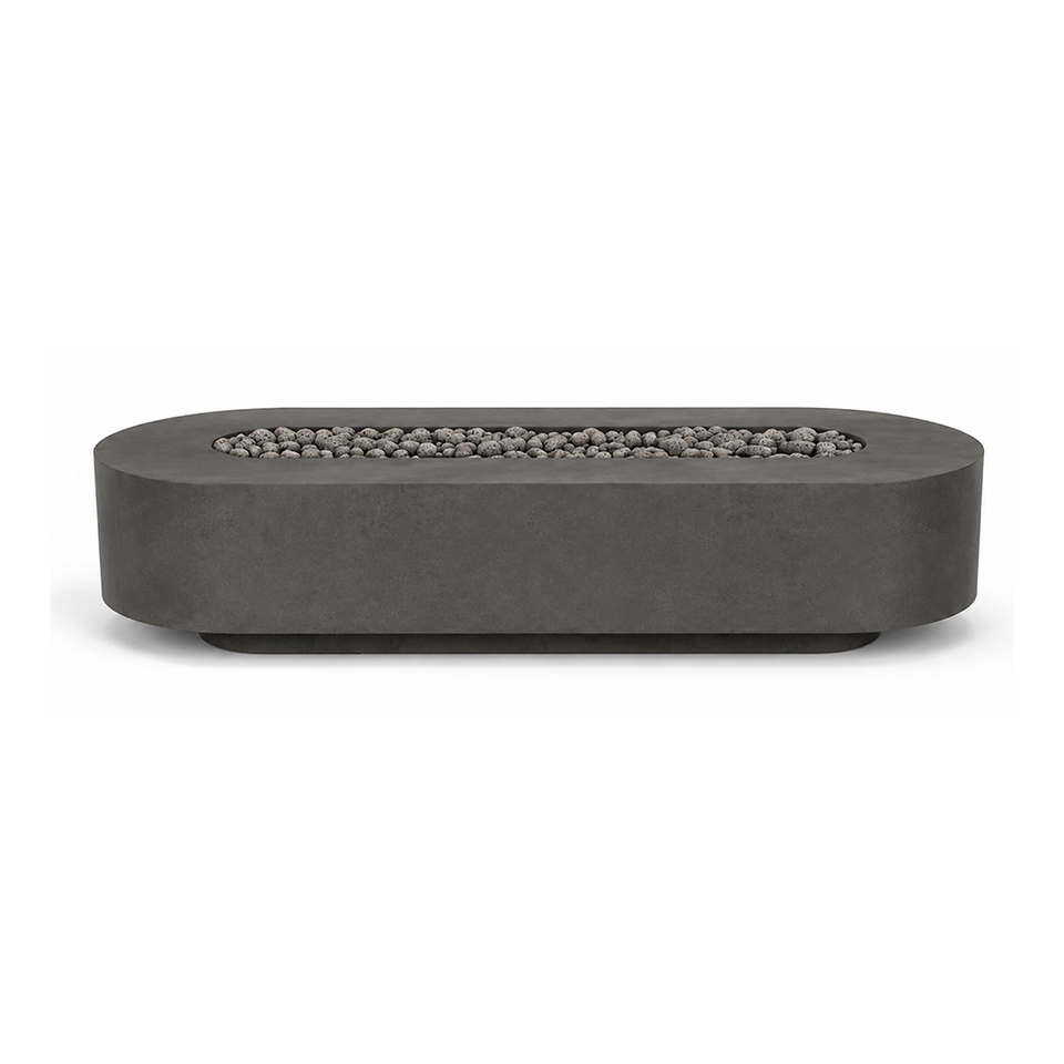 Pill | Obround Concrete Fire Table