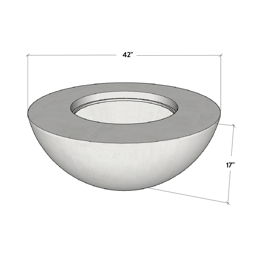 Conique | Concrete Fire Bowl - Crete Design