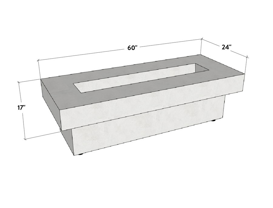 Terraza | Concrete Fire Pit Table - Crete Design